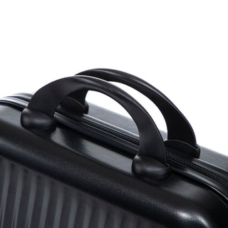 Luggage Set With Cosmetic Case, Combination Lock, Front Opening Design