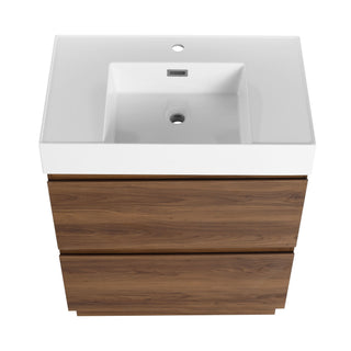 Modern Freestanding Bathroom Vanities With Single Sink Combo