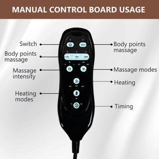 Single Motor Power Lift Recliner Chair With Massage And Heat, USB For Charging - Brown