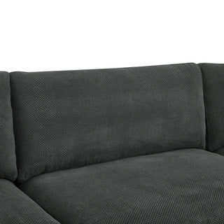Custom Configuration Modular Sectional With Toss Pillows