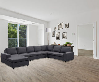 Hayden - 7 Seat Reversible Modular Sectional Sofa Chaise