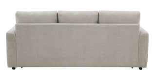 Leira - Linen Pull Out Sleeper Sofa - Beige