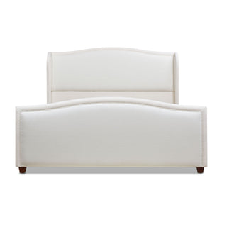 Carmen - Upholstered Wingback Panel Bed Frame