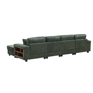 U-Shaped Convertible Sofa, 4 Seater Large Living Room Lounge