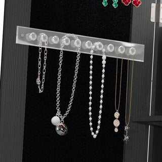 Swivel Jewelry Cabinet With Full Length Mirror