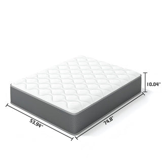 10" Hybrid Mattress With Individual Pocket Coils And Memory Foam