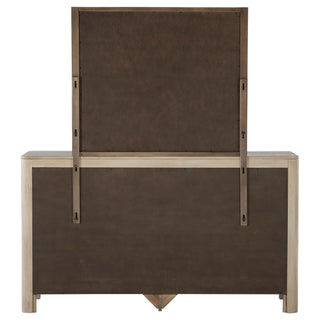 Flores - 9 Drawer Dresser With Mirror - Mango Color