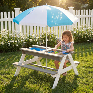 Kids Picnic Table With Sand And Water Table Conversion