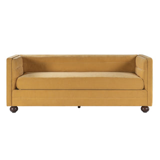 3 Seater Sofa Upholstery With Square Arms, Living Room Couch