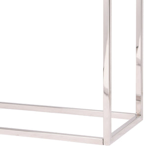 Console Table - Brown / Silver