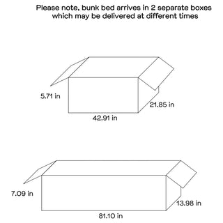 Shasta - Twin Over Twin Bunk Bed With 2 Twin Mattresses - Brown