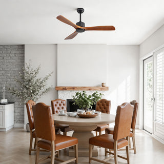 52" All Ceiling Fan With DC Reversible Motor, 3 Blades