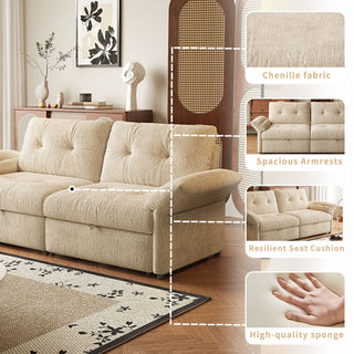 Sofa Bed, 2 In 1 Design For Living Rooms