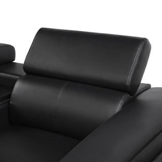Nova - Sectional With Bluetooth Speaker, LED And Lifting Wine Cabinet