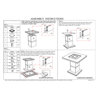 Ariya - End Table - Black
