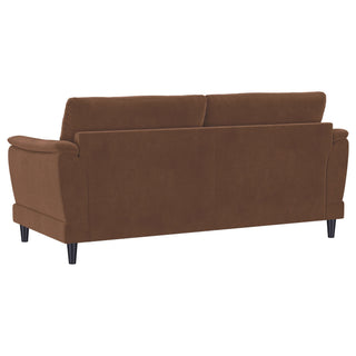 Dania - Sofa With Tufted Arms - Rust