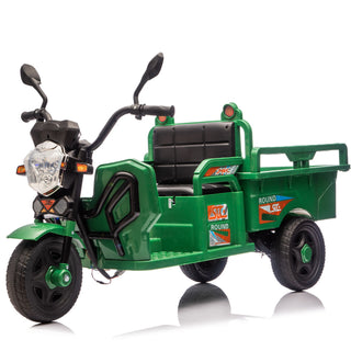 12V Kids Electric 3 Wheel Cargo Truck With LED Lights & Music