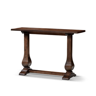 Whitmore - Trestle Console Table - Dark Brown