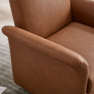 Modern Swivel Barrel Accent Chair With Base