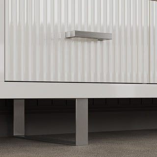 TV Stand With Slatted Drawers