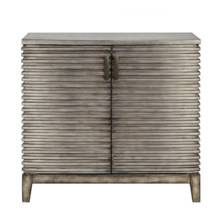 Fancy Design Chest With Ample Storage - Gray