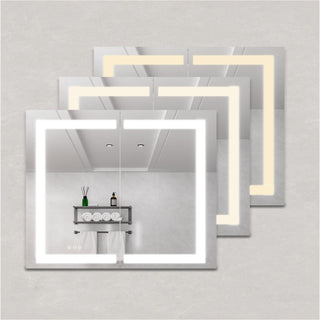 Medicine Cabinet With LED Vanity Mirror, Anti-Fog, Waterproof, Dimmable With Touch Switch