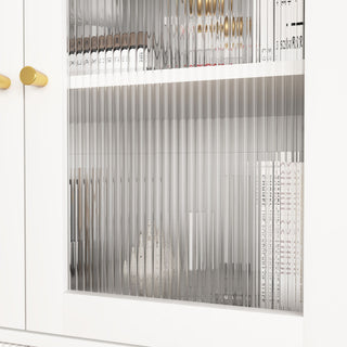 Modern Tech Inspired Dome Cabinet With LED Lighting