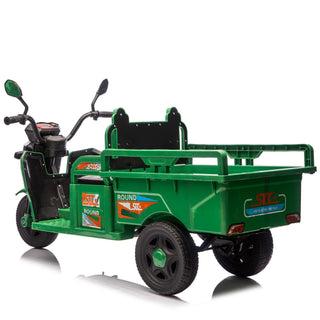12V Kids Electric 3 Wheel Cargo Truck With LED Lights & Music