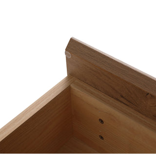 Modern Minimalist 60" Bathroom Cabinet With Soft Close Drawers And Floating Mounting Design - Imitative Oak