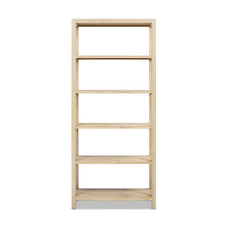 Ellis - 5 Shelf Open Frame Bookcase - Natural