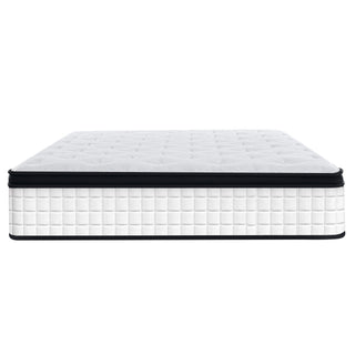12" Hybrid Mattress Individual Pocket Spring, 7 Zoned Memory Foam