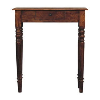 Turned Legs Drawer Console Table