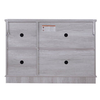 3 Door Mirrored Sideboard Cabinet With Adjustable Shelves