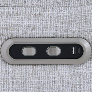 Eastre - Power Motion Sofa With USB Port - Gray