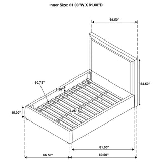 Brandon - Upholstered Platform Bed