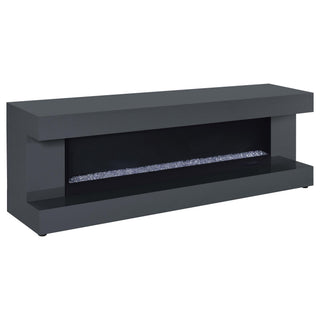 TV Stand Fireplace Console With Bluetooth Speaker