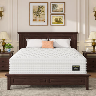 14'' Hybrid Mattress, Memory Foam & Pocket Springs For Pressure Relief