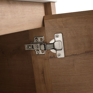 Wall Mounted Bathroom Vanity With Art Sink & 1 Soft Close Door