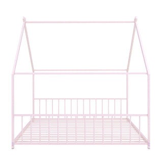 Metal House Bed