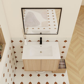 Floating Bathroom Vanity With Sink Combo