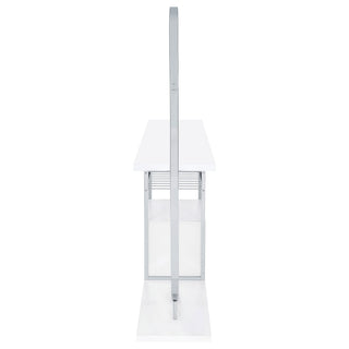Casey - 2 Door Home Bar Storage Bar With Customizable Lighting - White