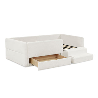 Safe Kids Bed With Guardrails And Storage