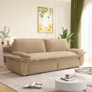 Queen Pull Out Bed, 3 In 1 Convertible Sleeper Sofa