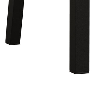 Metal Dining Chairs With Steel Legg, High Back Armless Design