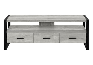 TV Stand, Console, Media Entertainment Center, Storage Drawers, Modern