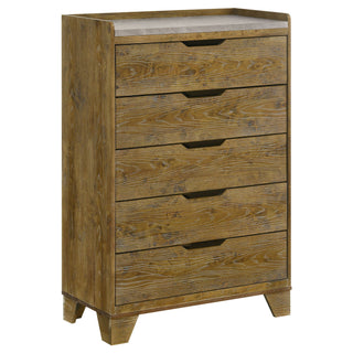 Packard - 5 Drawer Chest - Oak