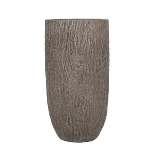 Magnesium Oxide Planter For Outdoor Use - Natural Wood