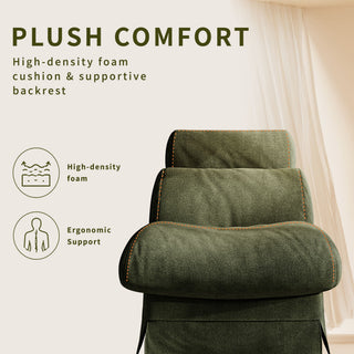 Accent Chair, Soft Medium Firm Upholstery For Living Room