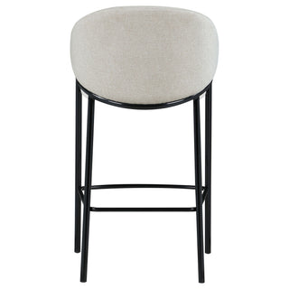 Sloped Arm Bar Stools (Set of 2) - Beige