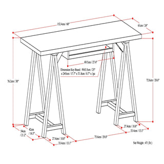 Sawhorse - Handcrafted Desk